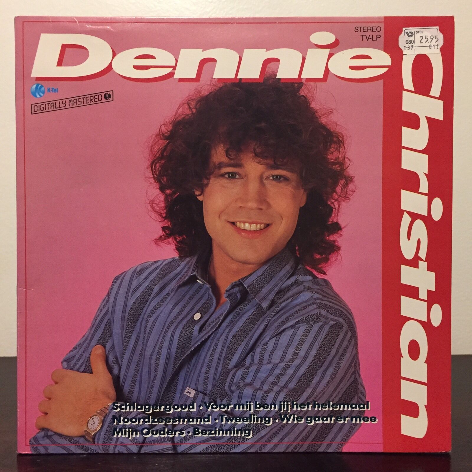 Dennie Christian Vinyl LP K-Tel Records Dutch Holland Press 1987 Schlager