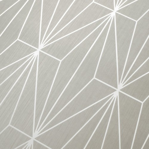 KAYLA METALLIC GEOMETRIC TEXTURED WALLPAPER FAWN/SILVER MURIVA 703011 eBay