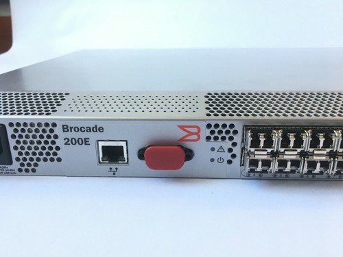 Brocade 200E Silkworm Fibre Channel Switch 16 Port 3711397-01 80-1200123-02 - Picture 2 of 3