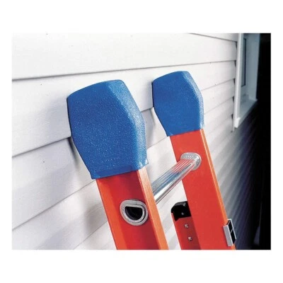 Werner AC19-2 (2-Pack) Extension Ladder Rail End Covers, Surface Protector, Blue