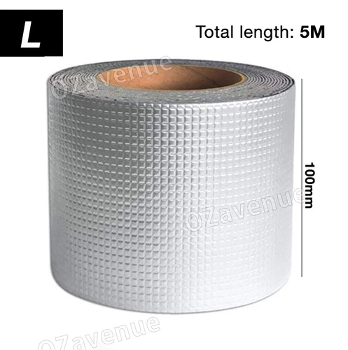 Waterproof Tape Butyl Rubber Aluminium Foil Roof Pipe Caravan Repair Flashing - Picture 11 of 14