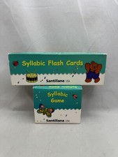 Syllabic Game Flash Cards Santillana USA Nuevo siglo de espanol Spanish School