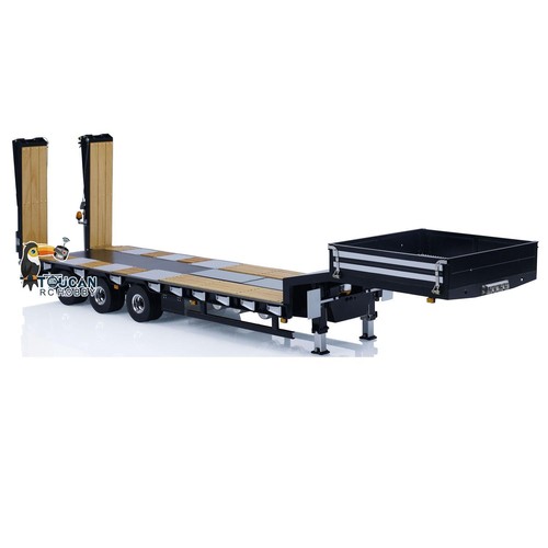 1/14 Metal LESU RC Trailer Model with Hydraulic Electronic Lifting Light System - Picture 1 of 24