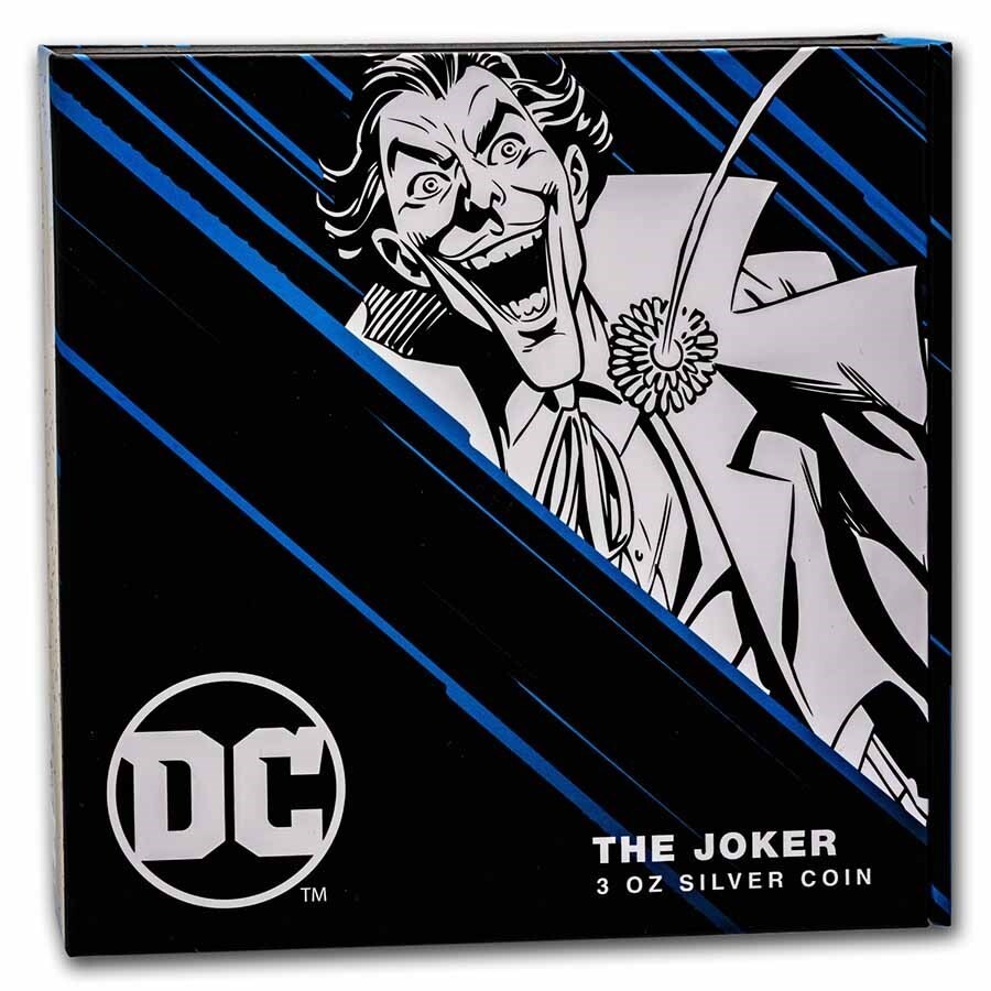 2023 Niue 3 oz Silver Coin $10 DC Villains: - THE JOKER™- | eBay
