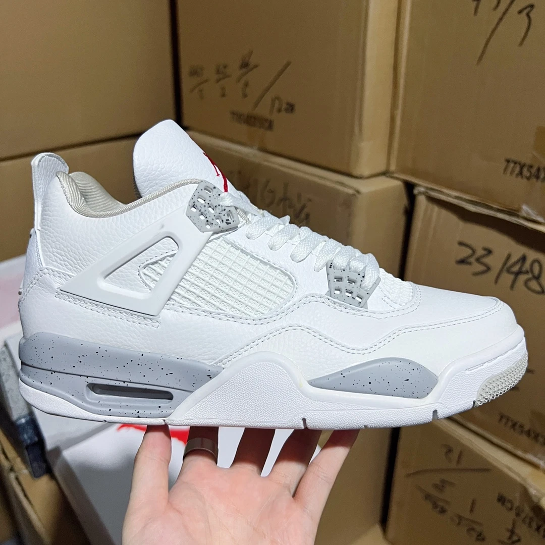 Nike Air Jordan 4 Bianco Oreo Sneakers Uomo CT8527 100