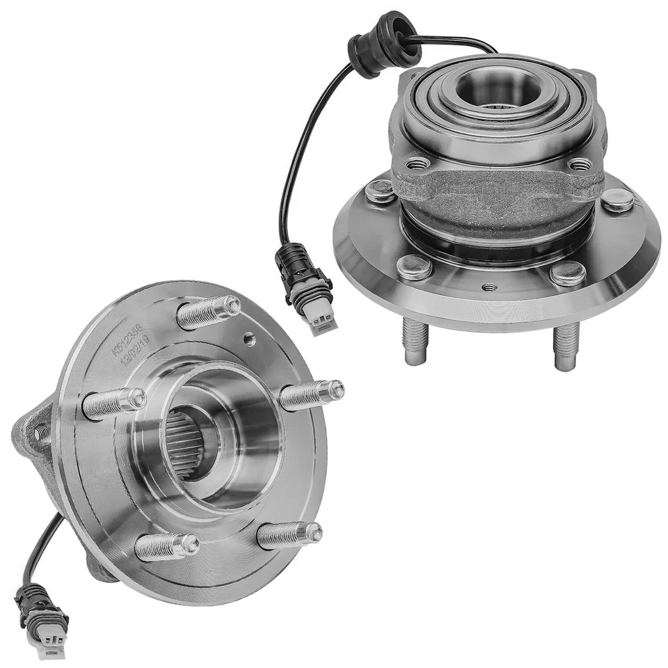 Front Rear Wheel Bearing and Hubs Kit for Pontiac Torrent Suzuki XL-7 Saturn Vue - Image 4 of 4