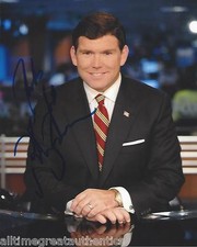 FOX NEWS HOST BRET BAIER SIGNED 8X10 PHOTO C W/COA THE SPECIAL REPORT