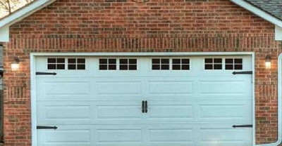 Magnetic Panels 2 Car Garage Door Decoration Fake Faux ...