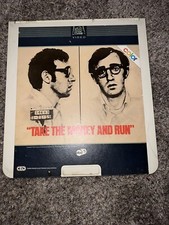 Take the Money and Run CED Selectavision Videodisc Untested