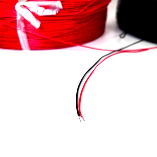 FILO ELETTRICO AWG26 ROSSO NERO DIA. 1,5 mm CAVO SOTTILE MODELLISMO HOBBY LED - Foto 4 di 6