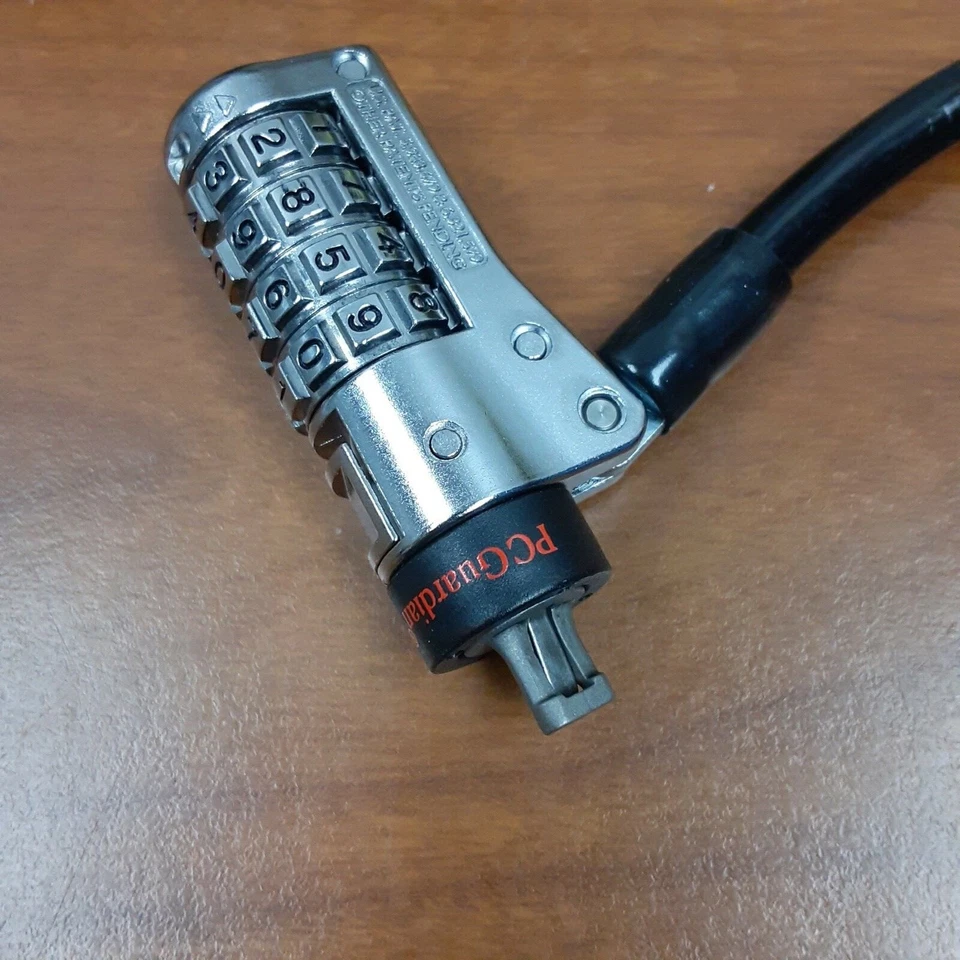 PC Guardian Cable Computer Lock...Lot of 4...NEW! - Image 2 of 4
