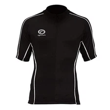 Optimum Men's bike jersey shirt Hawkley short sleeve jersey, black, medium