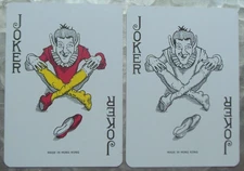 JOKER Elf/Red Slippers Pair-BACKS Hawaiian Shirt Put Together Swap Playing Cards