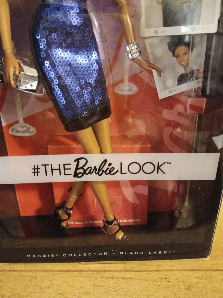 Muñeca Barbie Mattel 2015 Black Label The Barbie Look Night Out DGY09. NRFB Foto 3 de 4
