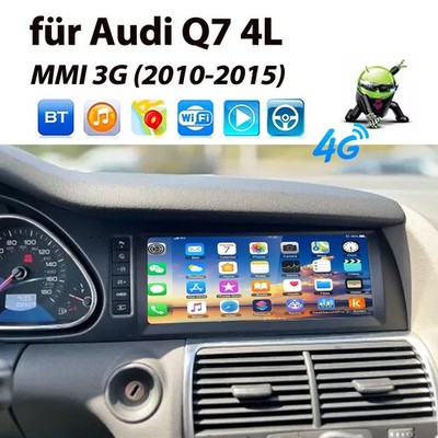 10.25'' 128G Für Audi Q7 MMI 3G 2010-2015 Carplay Android15 Autoradio GPS Navi FM