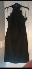 Black Fitting Mid Length Boohoo Coctail Dress