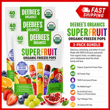 3-Pack Deebees Organic Superfruit Freezie Pop...