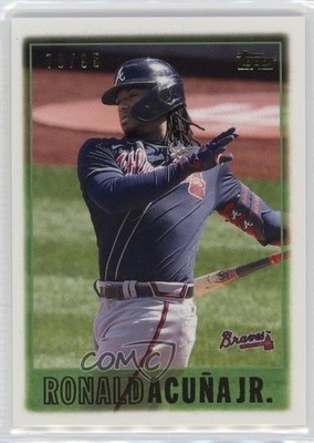 2021 Topps Transcendent Party 78/95 Ronald Acuna Jr #1997-RA ms9