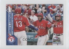 2020 Topps Mini Checklist Blue 5/10 Elvis Andrus Willie Calhoun Joey Gallo 7xr