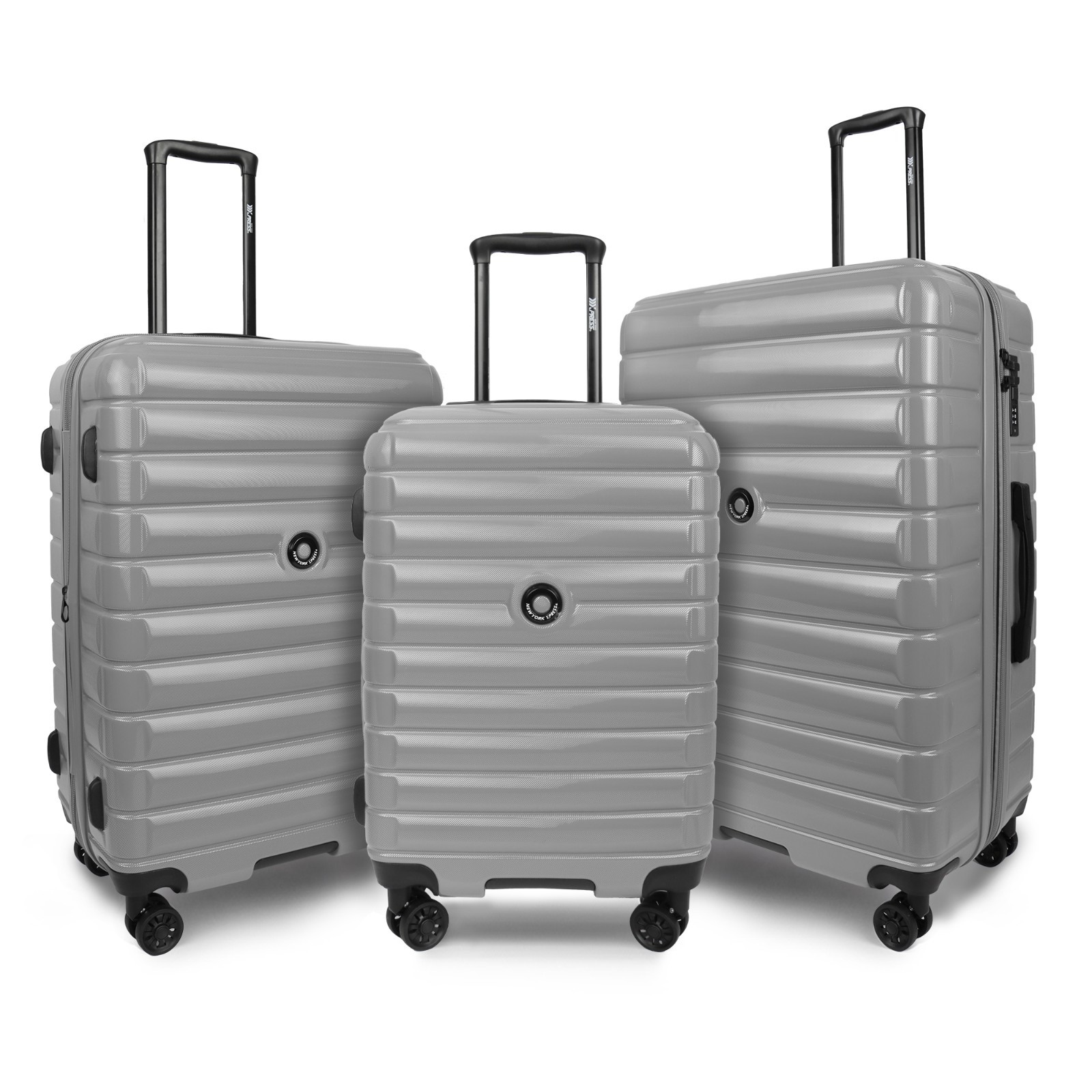 Set Expandable Hardside Suitcase With Spinner Wheels&tsa Loc