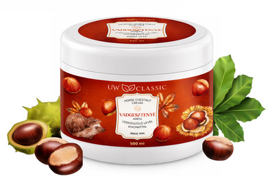 Rosskastanien Creme mit rotem Traubenblatt, Rosmarin & Sonnenblumenkernöl 500ml