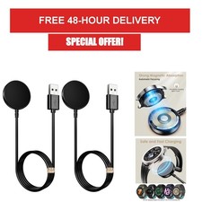2 Pack Samsung Galaxy Watch Charger Compatible with Watch 9/8/7/6/5/4