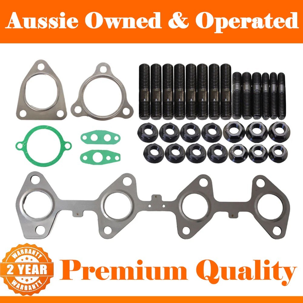 Turbo&Exhaust Manifold Stud&Gasket Kit For Toyota Landcruiser Prado 1KD-FTV 3.0L