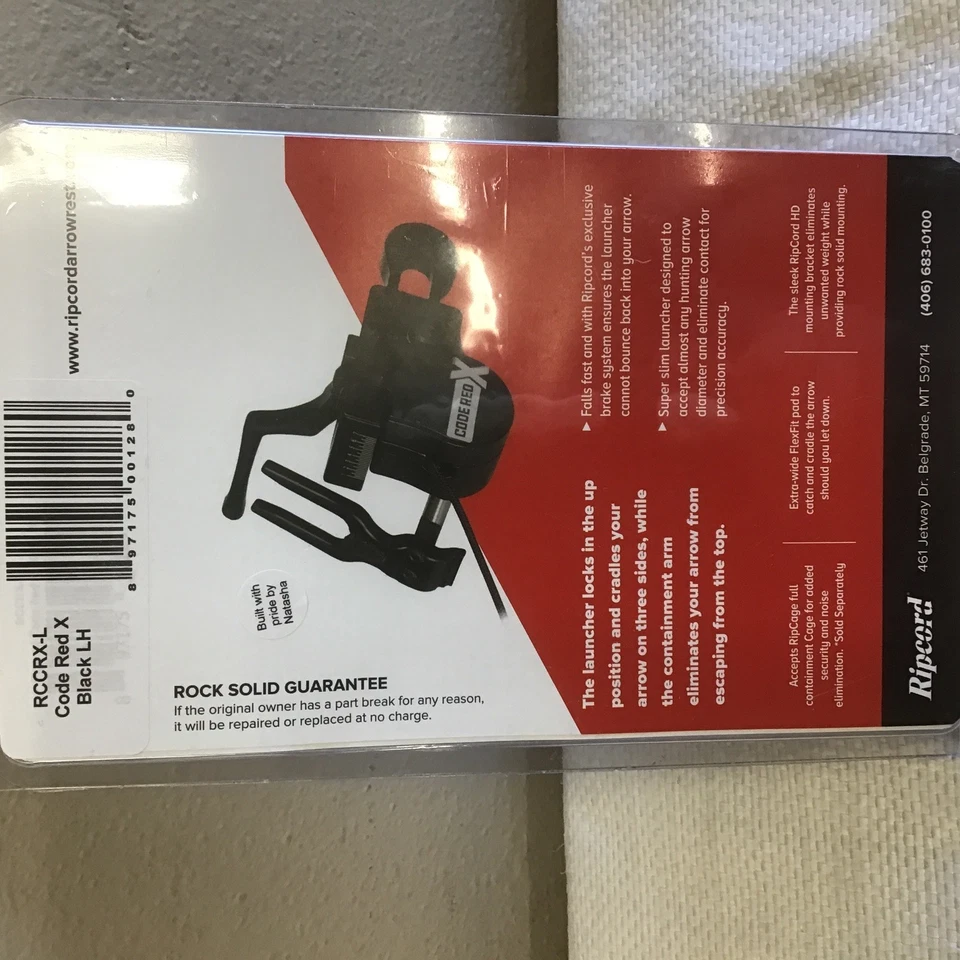 Ripcord Code Red Arrow Rest Left Handed - Image 3 of 3