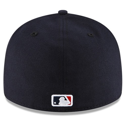 Men's New Era Navy Cleveland Guardians Authentic Collection On-Field Road Low - 第 4/6 張圖片