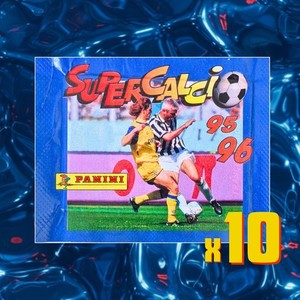 1995/96 Panini SuperCalcio 10 Sealed Packs. Ronaldo R9 PSV Rookie