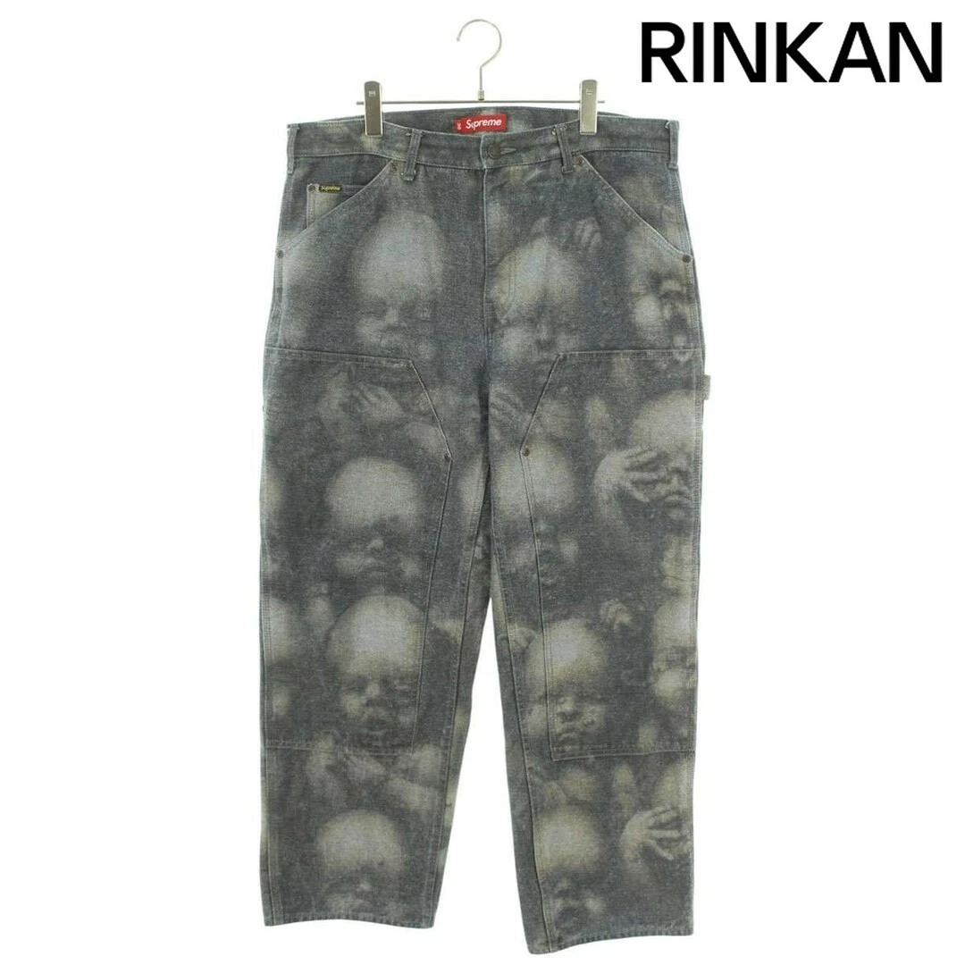 Supreme 23AW H.R. Pantalon jean denim double genou Giger homme 36