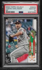 2020 Topps Holiday WalMart Mega Box Justin Verlander #HW43 PSA 10 GEM MT 1c0s