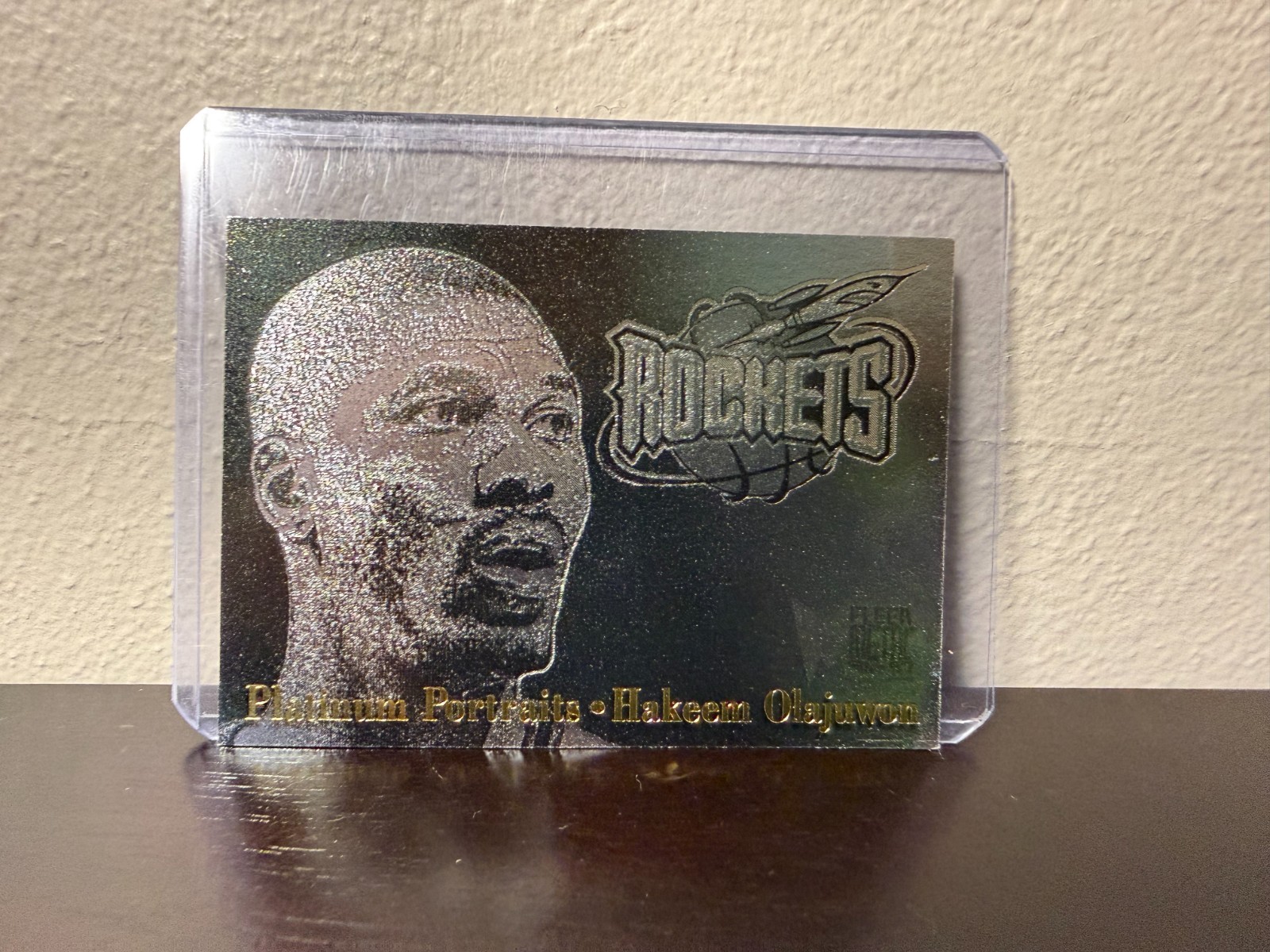 1996-1997 Fleer Metal Platinum Portraits - Rockets Hakeem Olajuwon #9