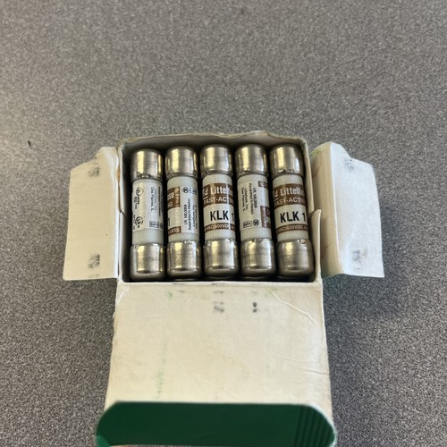 Box Of 10 Littlefuse KLK 5 Amp 600 Volt Midget Fuse - Picture 3 of 3