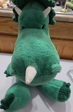 Giggle Scape Jumbo Green Triceratops Dinosaur Preowned Excellent Condition 