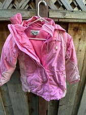 LL Bean Kids snow HOODIE JACKET thinsulate girls 6x -7 - Pinkberry DAL 65