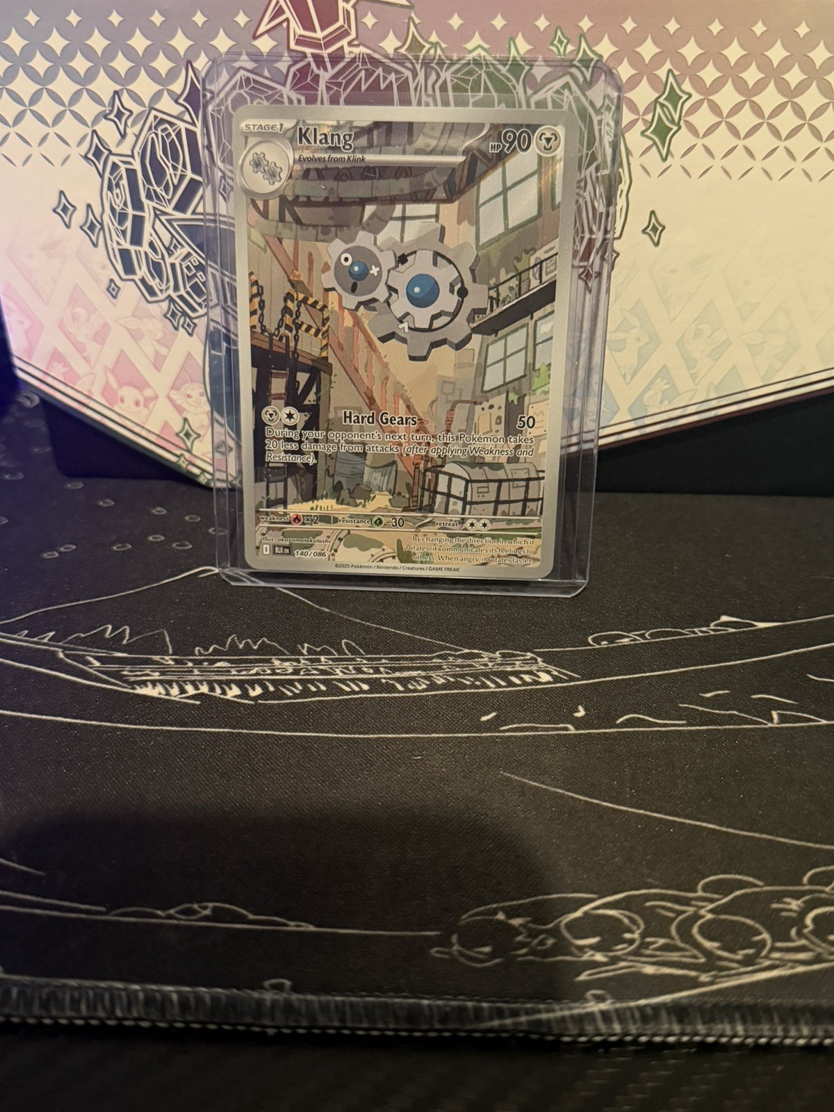 Klang 140/086 Sv: 2025 Pokemon Black Bolt Holo - Full Art