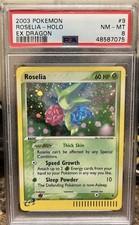 🌹 2003 POKEMON EX DRAGON #9 ROSELIA HOLO PSA 8 📈 on eBay