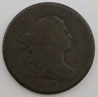 1807 Draped Bust Half Cent