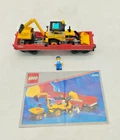 LEGO 4543 Railroad Tractor Flatbed with Instructions 9V 9v Train Train 4558 4547 4551