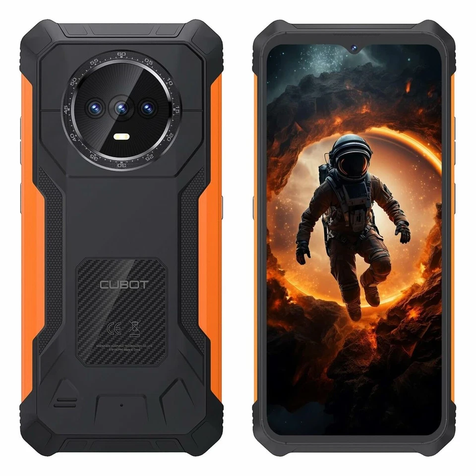 Smartphone Cubot King Kong ES 6,5" UNISOC T606 6 GB RAM 128 GB Negro , naranja - Immagine 3 di 4