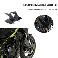 Side Downforce Naked Spoilers Fixed Wing Winglet For Kawasaki Z900 2017-2019