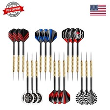 Metal Tip Darts, Steel Tip Darts, 14 Grams Professional Metal Darts, Darts Me...