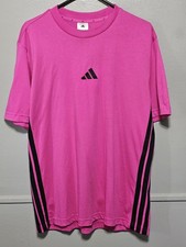 Adidas Men's FeelReady Workout T-Shirt Pink Fuchsia Short Sleeve Size M NWT