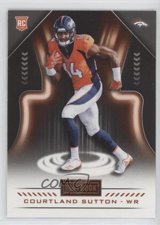 2018 Panini Playbook Rookies Orange Courtland Sutton #129 Rookie RC n1u