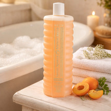 Avon Sweet Apricot Bubble Bath 24 Oz 1.5 pints Vtg 2003 New Sealed NOS