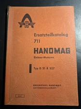 Hanomag Einbau-Motoren D21 R327 Ersatzteilkatalog