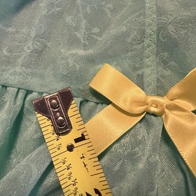 NWT &lsquo;10 Victoria&rsquo;s Secret Sexy Little Things Lace Babydoll Camisole Bows Teal