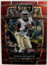 2022 Select Draft Picks Red Lazer #98 Jameis Winston Florida State Seminoles