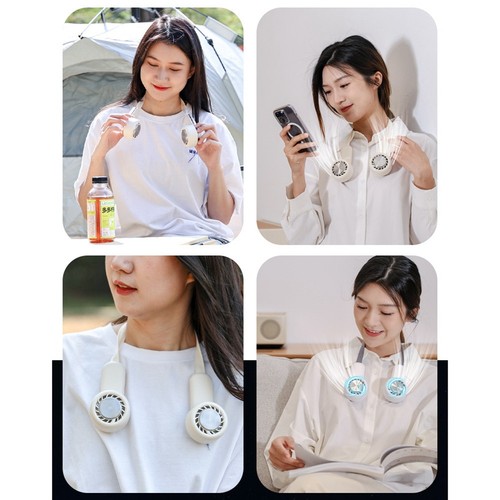 Portable Neck Fan Semiconductor Refrigeration Cooling USB Rechargeable9066 - Picture 10 of 10